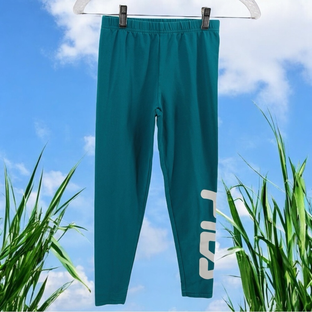 Fila Turquoise Active Athletic Training Leggings Kid's Size XS/S‎